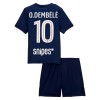 Maglia ufficiale Paris Saint Germain O. Dembele 10 Casa 2025-26 per Bambino